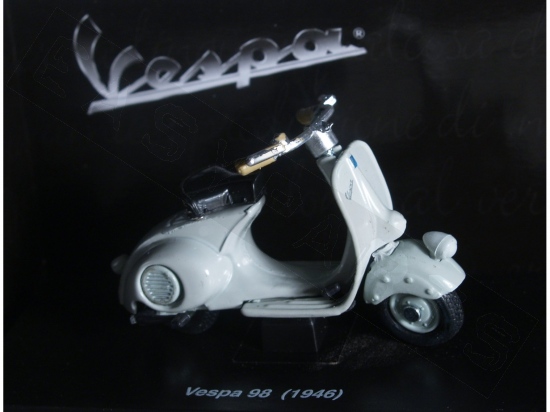 Doos 24 Miniatuur Modellen VESPA Gietijzer 'Vintage' 1:32